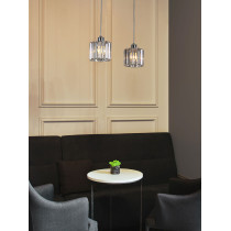 Lampa wisząca Kwarc 2-punktowa z kryształami Y-T-013-2L