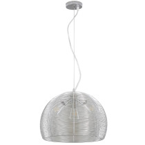 Lampa wisząca Sima, aluminiowy drut