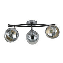 Lampa sufitowa na belce MOMO, 3 ramienna, chrom