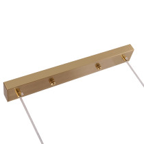 Designerska lampa wisząca TULIP, złoty kolor