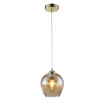 Złota lampa wisząca HANSEN, skandynawski design