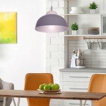 Lampa wisząca skandynawski design Macron szara