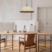 Lampa wisząca PORTO, duży klosz w kształcie kopuły