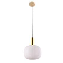 Nowoczesny design lampy wiszącej FRANCESCO, biały klosz
