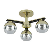 Lampa sufitowa MOMO, 3 ramienna, gold