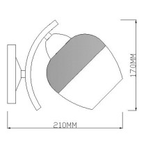 Kinkiet Momo, złoty