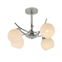 Lampa sufitowa Argos, minimalistyczny design, chrom, 4 źródła światła Lampa sufitowa Argos, minimalistyczny design, chrom, 4 źródła światła