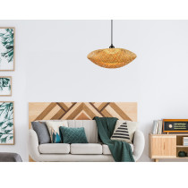 Lampa wisząca Bali w stylu boho, 40 cm średnica