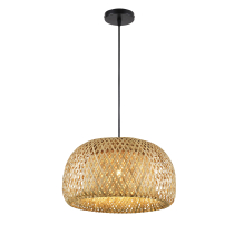 Lampa wisząca JAVA w stylu boho, 38 cm średnica