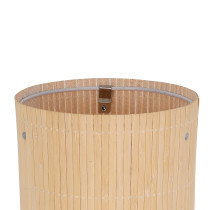 Lampa biurkowa BAMBOO, styl boho, naturalny bambus, wys. 46 cm