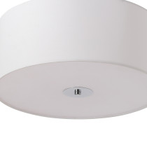 Lampa wisząca CARMEN, styl minimalizm, biała, śr. 45 cm