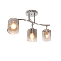 Lampa sufitowa CORGI, styl minimalizm, chrom, 3 światła, dł. 69