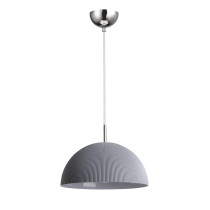 Lampa wisząca CORNELIUS, styl skandynawski, szara, śr. 30 cm