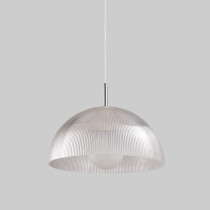 Lampa wisząca CORNELIUS, styl skandynawski, transparentna, śr. 30 cm