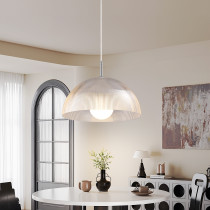 Lampa wisząca CORNELIUS, styl skandynawski, transparentna, śr. 30 cm