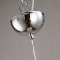 Lampa wisząca CORNELIUS, styl skandynawski, transparentna, śr. 30 cm