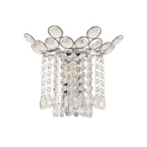 Kinkiet ELICA, styl glamour, chrom, wys, 20.5 cm