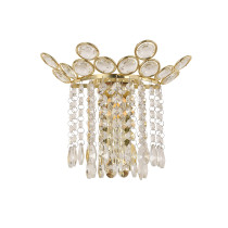 Kinkiet ELICA, styl glamour, złoty, wys, 20.5 cm