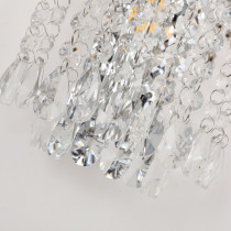 Kinkiet ELICA, styl glamour, chrom, wys, 20.5 cm