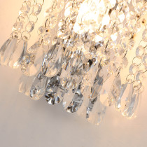 Kinkiet ELICA, styl glamour, chrom, wys, 20.5 cm