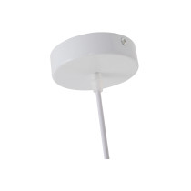 Lampa wisząca GAIA, styl wabi sabi, szara, śr. 40 cm