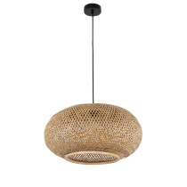 Lampa wisząca Jakarta, styl boho eko, bambus, śr. 50 cm