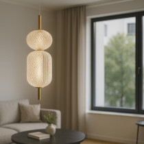 Lampa wisząca BARI, styl modern classic, LED 22W, śr. 15 cm