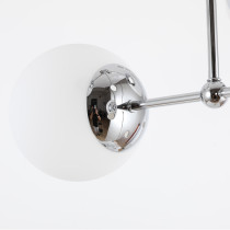 Lampa sufitowa PULI, styl nowczesny, 4 światła, chrom, śr. 37
