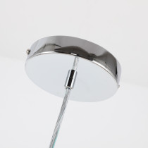 Lampa wisząca PULI, styl nowczesny, 3 światła, chrom, śr. 37