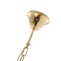 Klasyczny złoty zwis kryształowy 1-punktowy ELICA