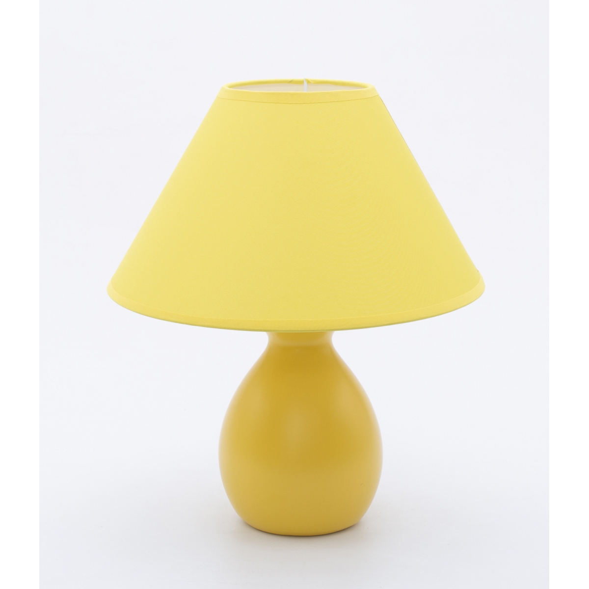 Lampka stołowa ceramiczna Zuza żółta 33290