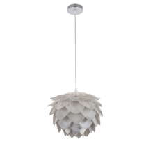 Lampa wisząca glamour Lotos srebrna