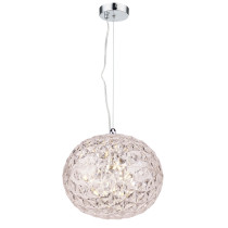 Lampa wisząca glamour Brilant krystaliczny klosz