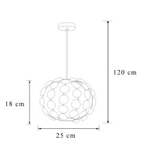 Nowoczesna lampa wisząca Galaktyka