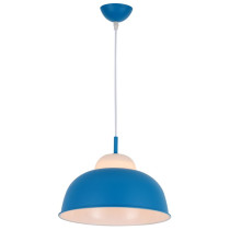 Lampa wisząca skandynawski design Macron niebieska