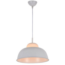 Lampa wisząca skandynawski design Macron biała