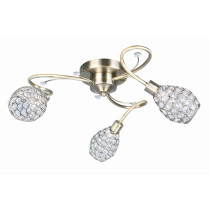 Lampa sufitowa Stella 3-punktowa, patyna