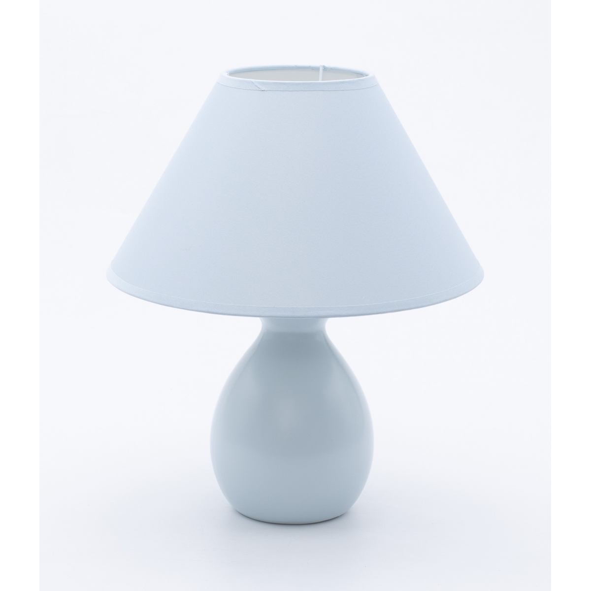Lampka stołowa ceramiczna Zuza niebieska 33290