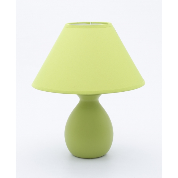 Lampka stołowa ceramiczna Zuza zielona 33290